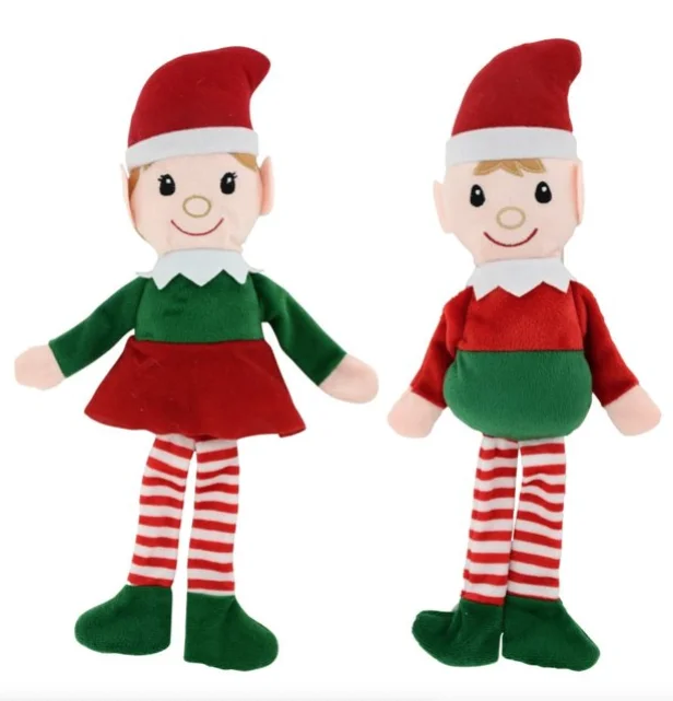 New model customized plush elves toys elves plush toys christmas plush elves