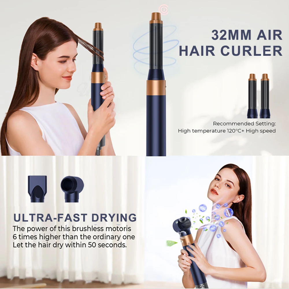 Hot selling wholesale Professional  hair dryer one step high speed hot brush hair straightener for fashion hairstyles