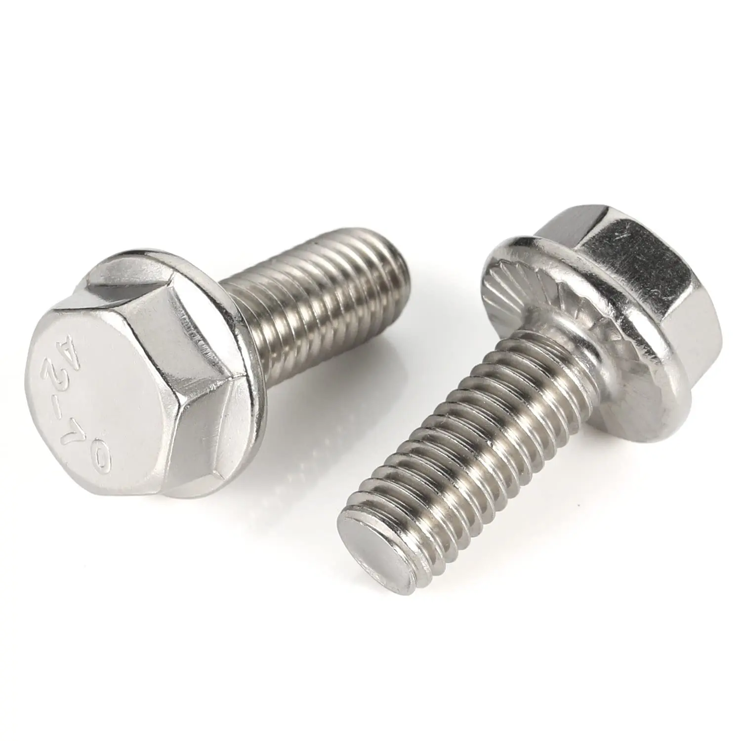 Factory Manufacture Hardware DIN6921Hexagon Flange Bolt Stainless Steel 314 3172 825 Serrated Hexagon Head Flange Bolt