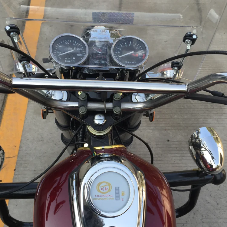 Chile Cargo Tricycles 3 Wheels Gasoline Tricycle Taxi Moto Tvs for Sale