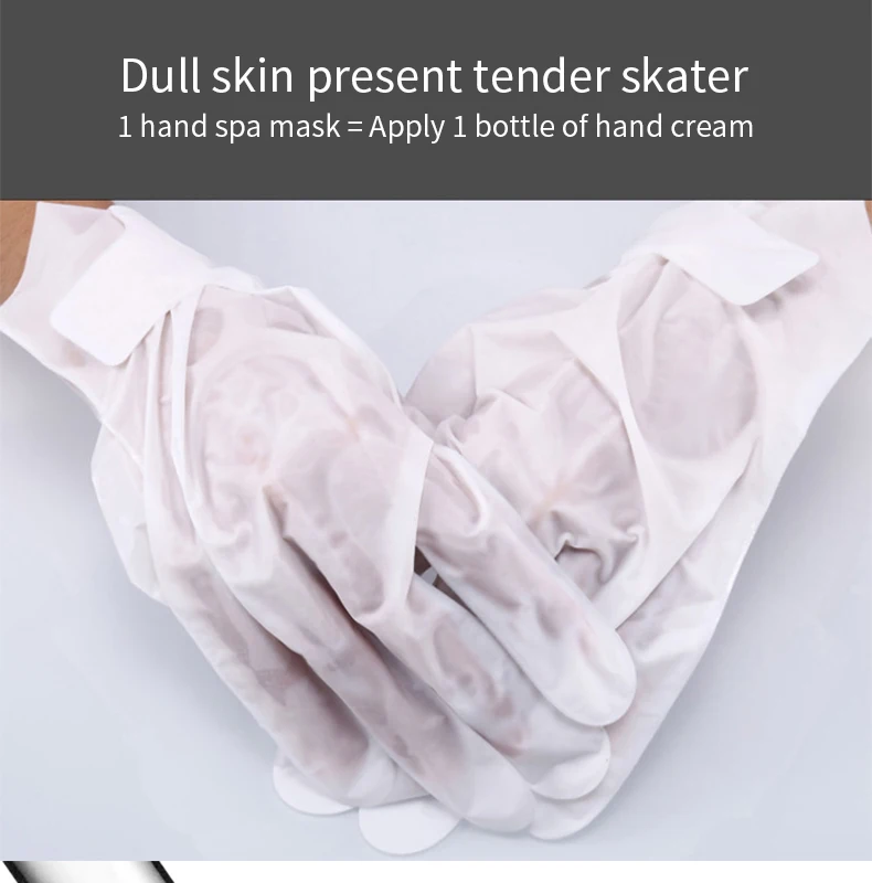 OEM/ODM Moisturizing Hand Mask Smooth Tender White Hydrating Exfoliating Dead Skin Dry Cracked Hand Mask