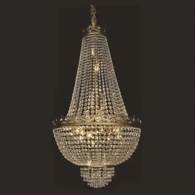 Modern Crystals Chandeliers Palace Style Crystal Chandelier Pendant Lamp Luxury Decor Ceiling Lights Chandelier