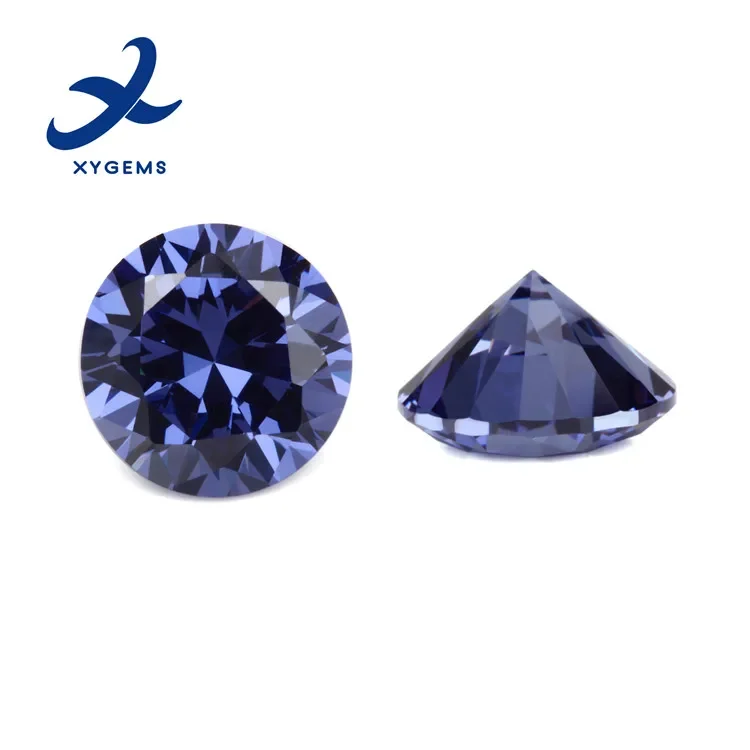 High Quality Tanzanite Blue Cut Cubic Zirconia Wholesale Gems For Women Jewelry Making Natural Stone Cubic Zirconia