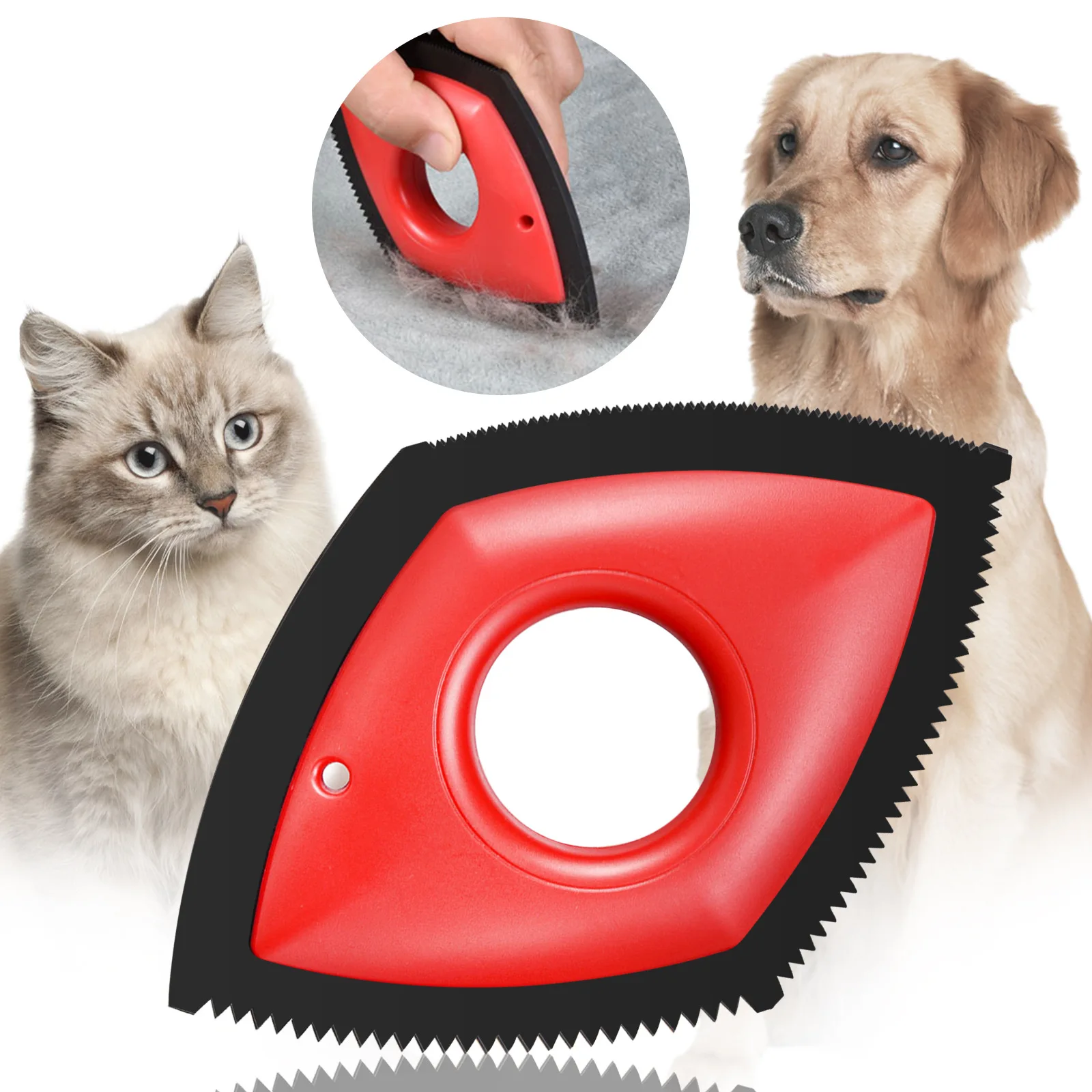 Pet Hair Brush Remover for Couch Car Mini Dog Removal Easy To Clean Cat Detailing