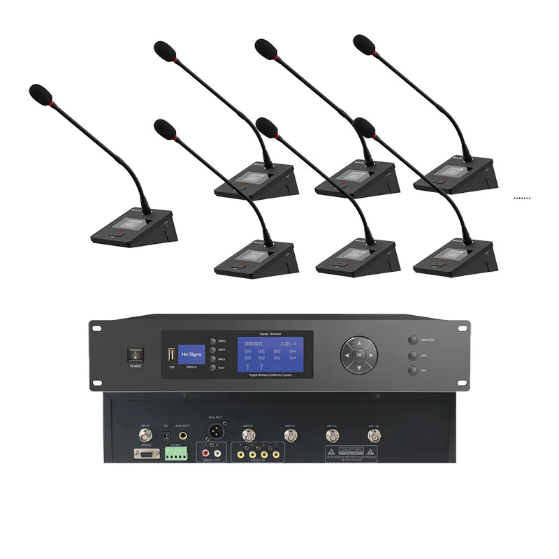 HUAIN Wifi UHF Wireless Conference System Main Delegate Unit