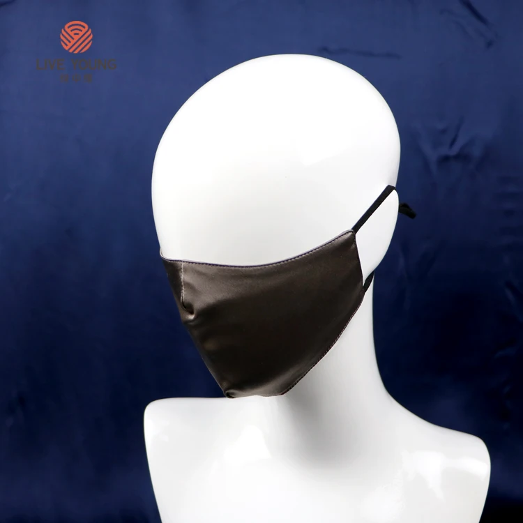 Оптовая продажа 19 мм/22 мм тутового шелкопряда 100 шелк уход за кожей лица maskes летние дышащие подлежит стирке и многоразовому