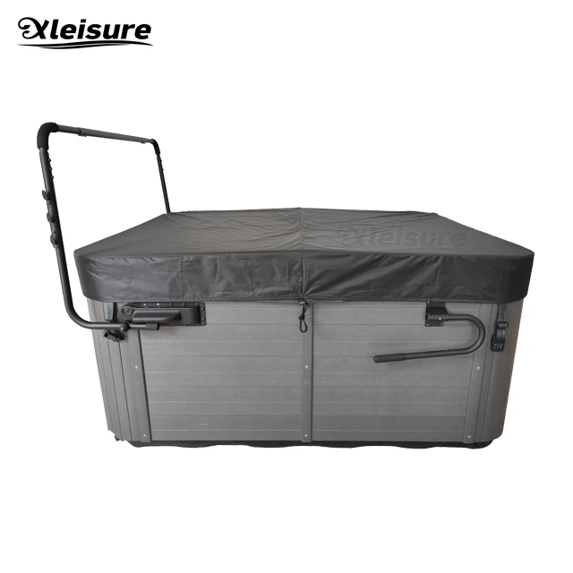 China Manufacturer Oxford cloth spa bag waterproof hot tub cover cap black hot tub dust proof cover hot tub cover protector