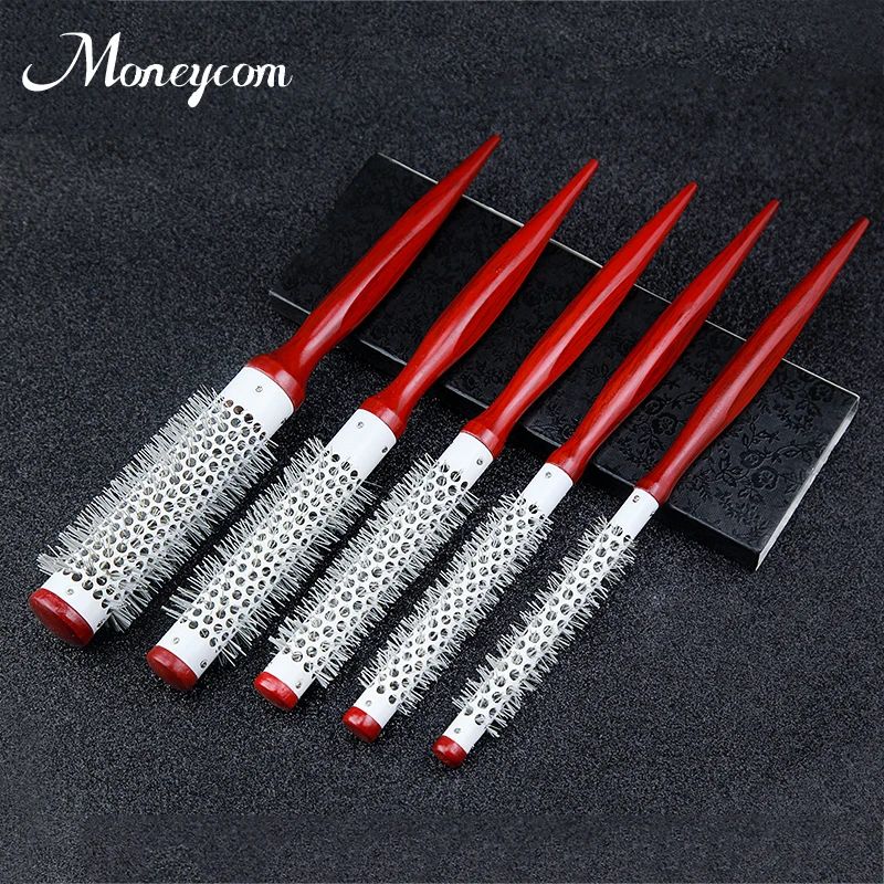 Natural Nylon Round Boar Bristle Brush Thermal Hair Brush Ionic Hair Extension Brush Hair Dryer Curling Comb