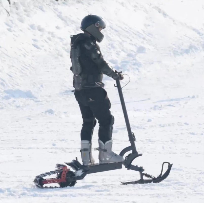 2024 Winter Snow Sport Snow Electric Scooter 2000W Large Motor Support Change 11 Inch Wheels into City Adult Electric Scooter