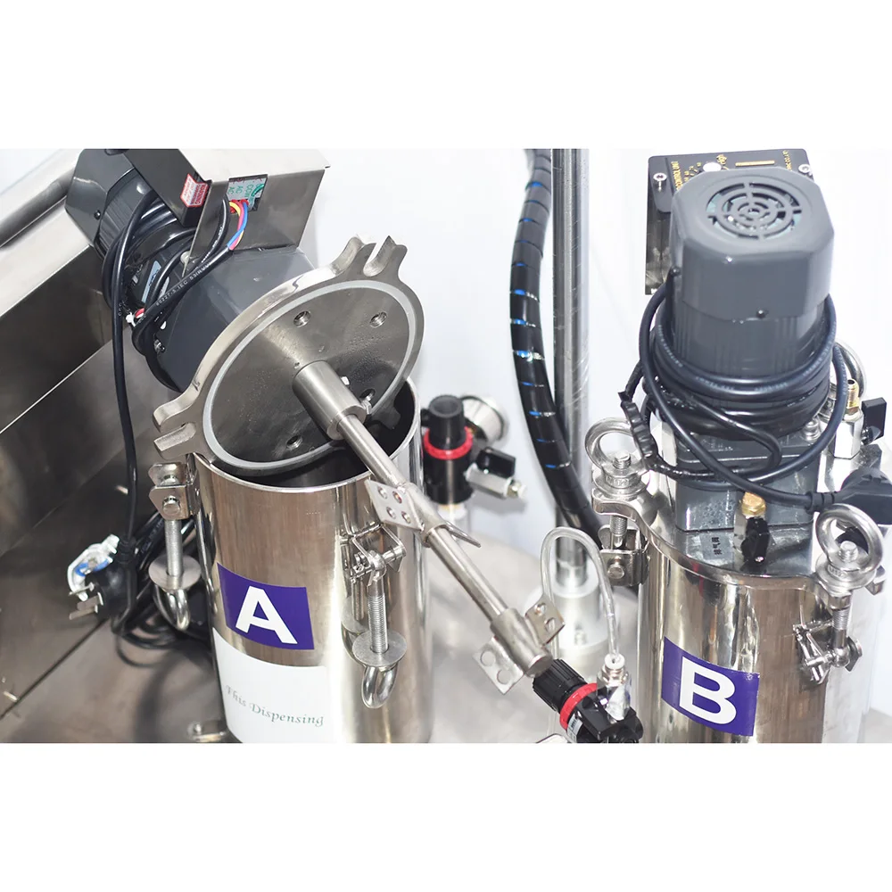 Epoxy Resin Two Component Glue Gun AB Glue Dynamic Electric Stirring Mixing Dispensing Valve Filling Valve Dispensing Equipment