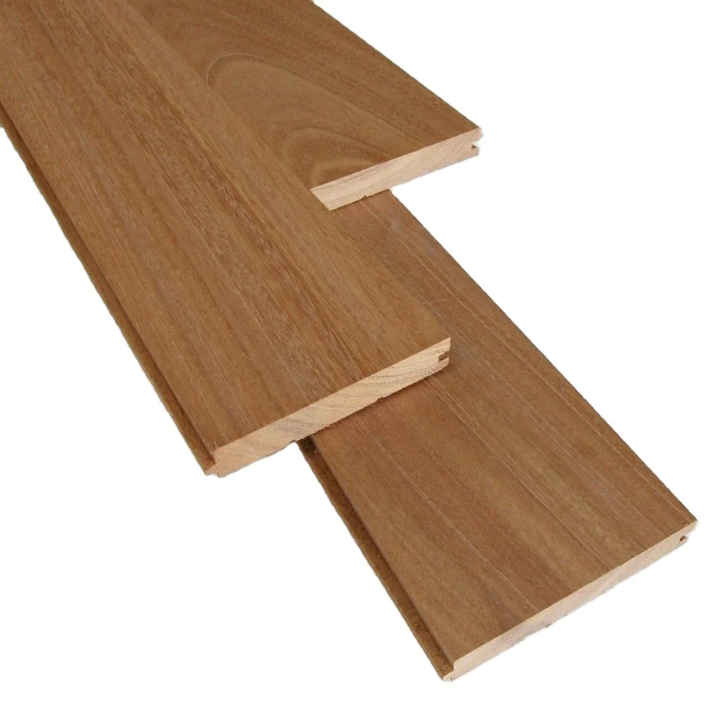 Red Balau Solid Wood Flooring Wide Board Hardwood Flooring