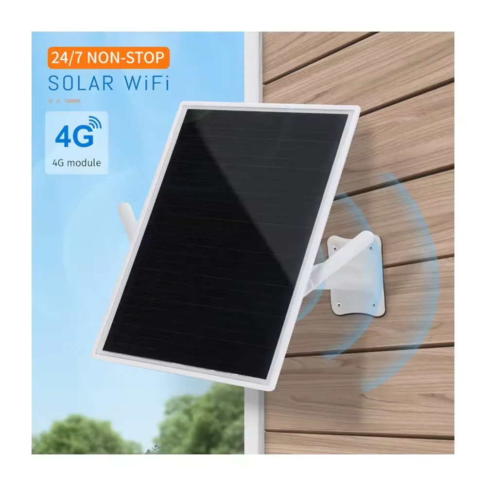 Outdoor Solar Wireless  Router 15W Solar Panel 4G SIM Card Slot Mobile Hotspot IP66 LTE Router