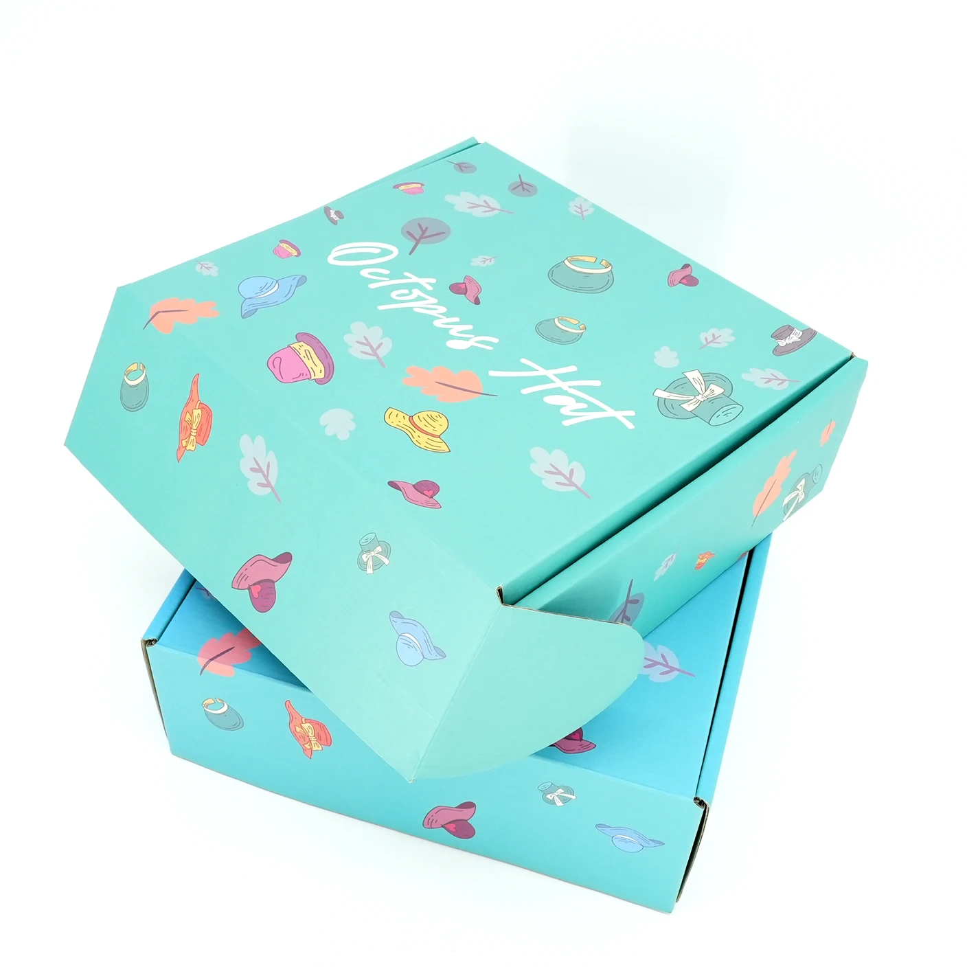 Woolen Hat Box Wholesale Cheap Custom Printed Hat Clothes Packaging Shipping Mailer Box
