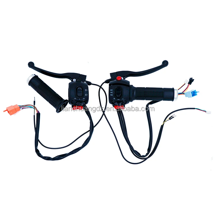 Electric Bicycle Hand Throttle electric scooter Grip throttle with switch assembly for e bike kits
