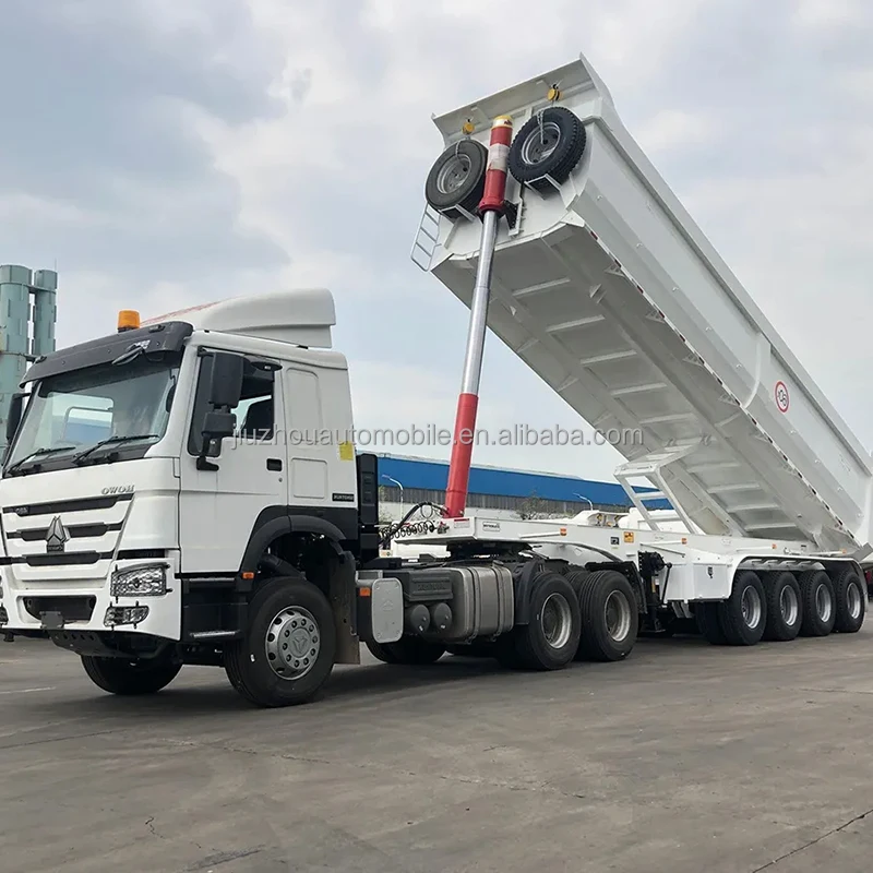 Hot Selling Rear Dump Semi-Trailer For Sale High Quality Rear Dump Semi Trailer Tipping Trailer