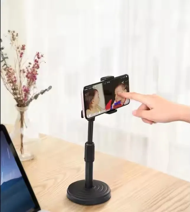 Заводская дешевая цена 360 градусов Регулируемый зажим для сотового телефона Настольный подставка мобильного портативный держатель