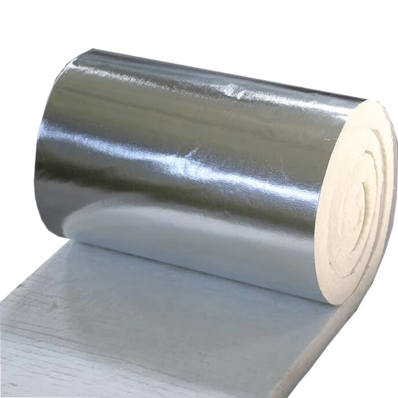 The factory sells thermal insulation aluminum silicate wool 1260 ceramic fiber blanket