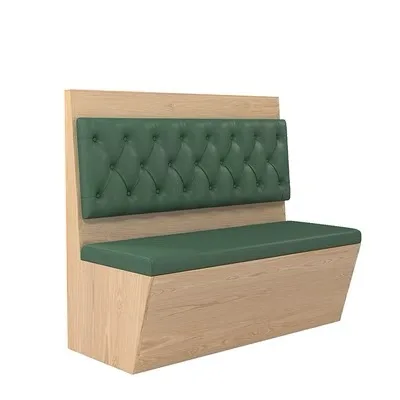 Customized Restaurant Booth Sofa Furniture  Assembleable Upholstery Leather Cafe Banquette Restaurant Booth Seating Chair