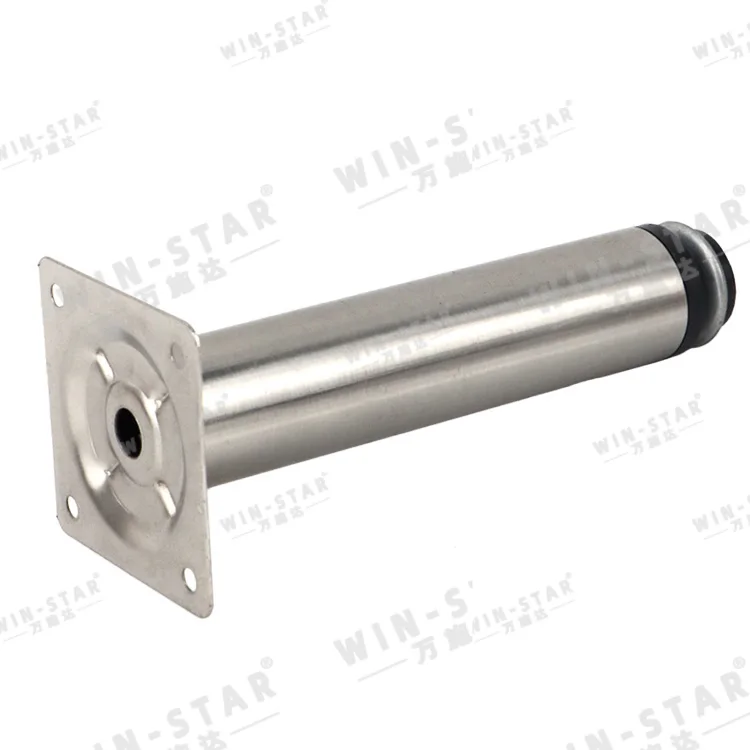 WINSTAR Furniture Accessory Metal Adjustable 30mm Pipe Cabinet Feet for Kitchen