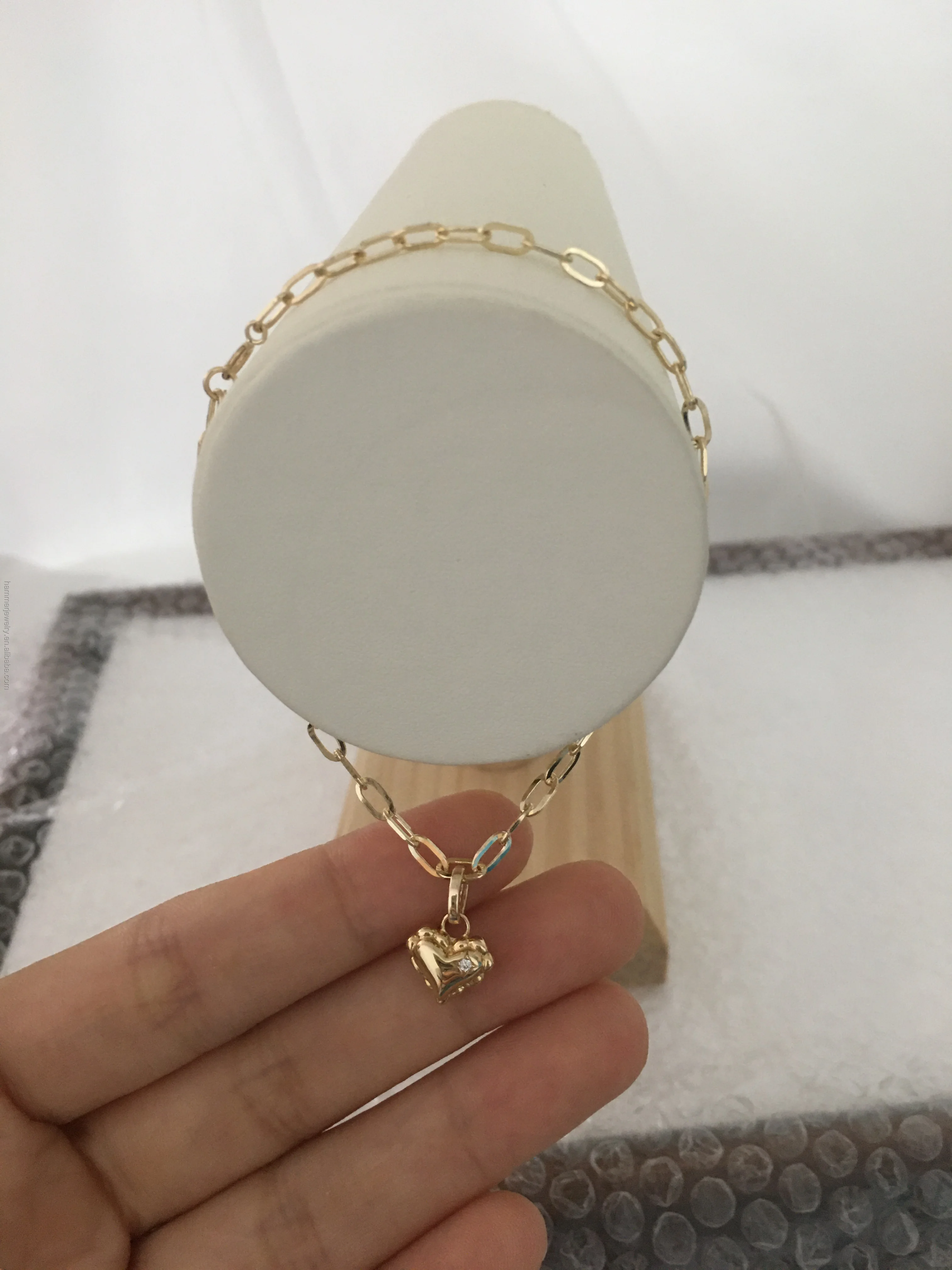 Wholesale 14k Real Gold Necklace Connector Charm Clip Clasp for DIY Necklace And Bracelet Jewelry Making Findings