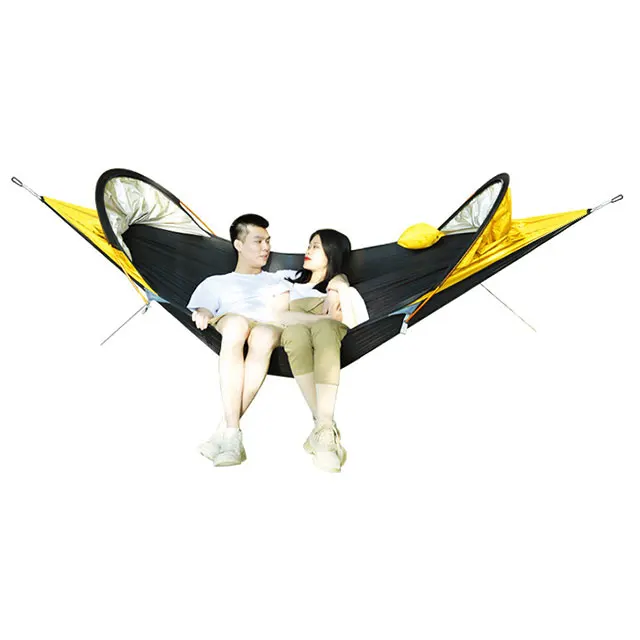 Factory made Double Camping Hammock with Mosquito/Bug Net Portable Lightweight 2 Person cibinlik hamak