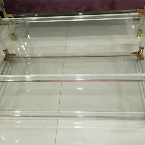 Nordic Minimalist Home Furniture Modern Rectangular Tempered Glass coffee table