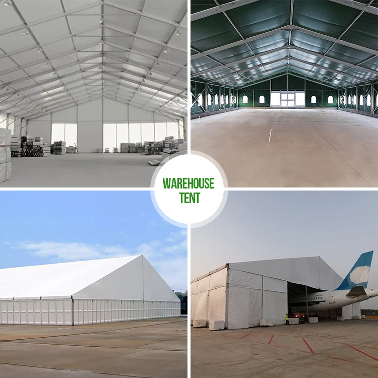 Clear Span Warehouse Structure Big White Outdoor Commercial Event Aluminium Exhibition Tents