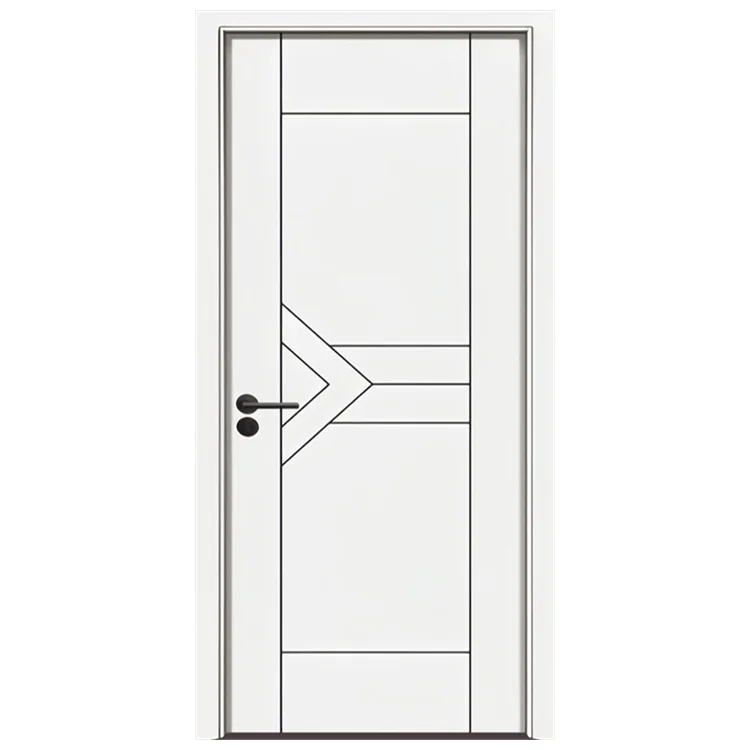 Luxury Design Sliding Interior Fujian Solid Front Red Oak Wood Smart Room Lock Wooden Stacking Doors Door