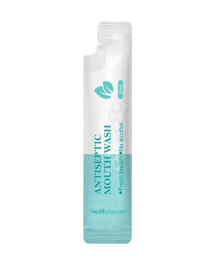 Oral care mouthwash in portable