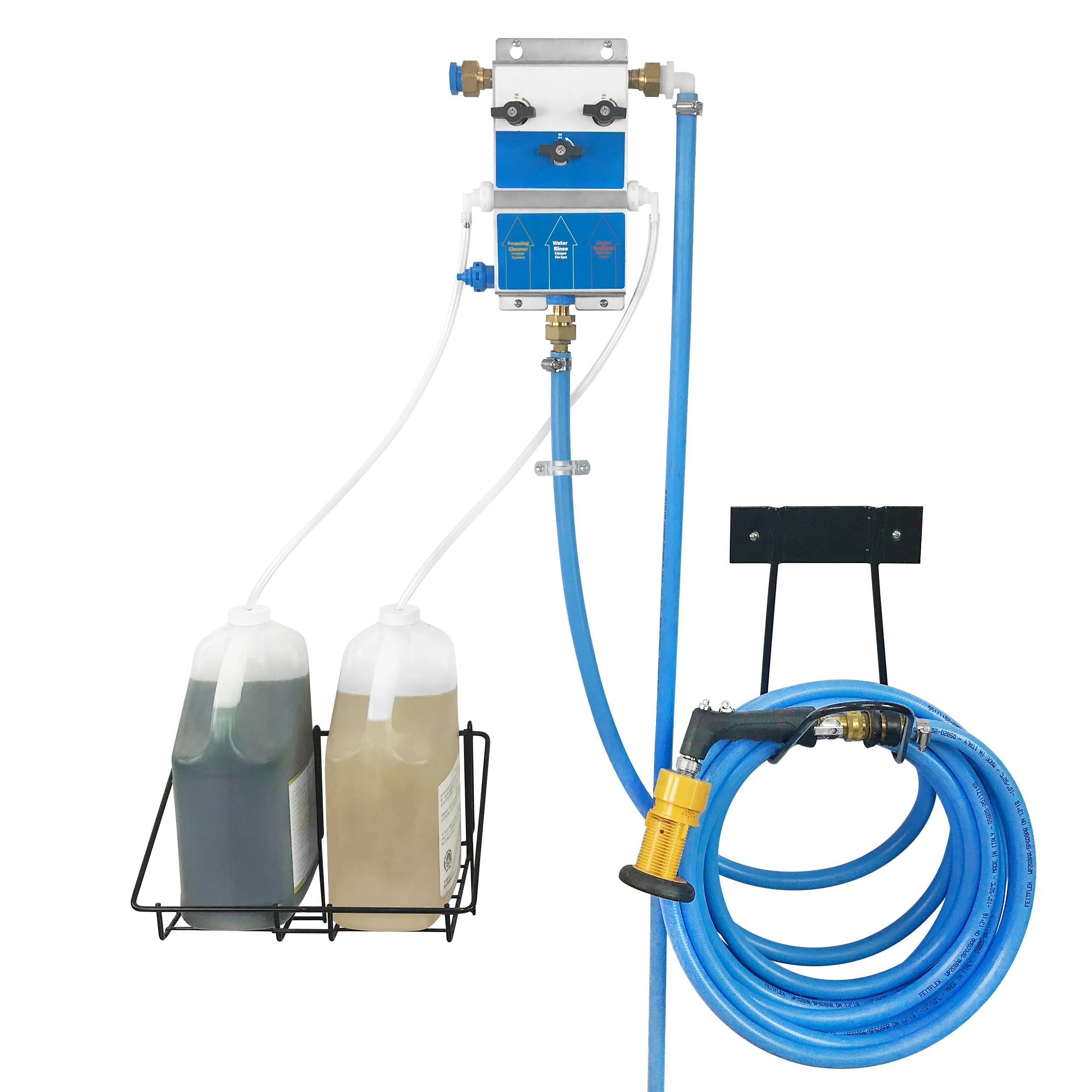 
Foaming Dispensing Unit, Meat Room Spray Cleaning Proportioner, for supermarket, restaurant, 8057 