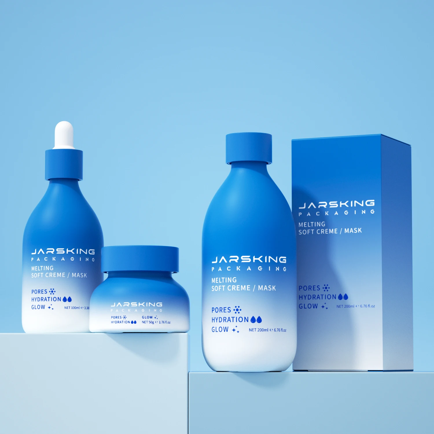 pink luxury empty glass cream jar 50g frosted lotion body oil dropper pump bottle 100ml 200ml