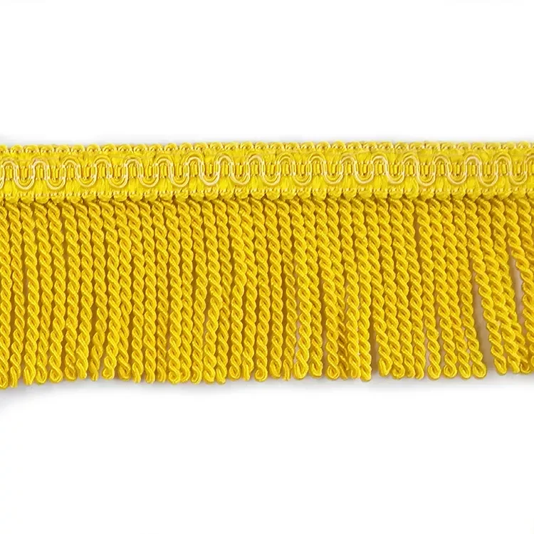 2023 прямые продажи с фабрики, декоративная оптовая продажа, модная 7 см бахрома из полиэстера