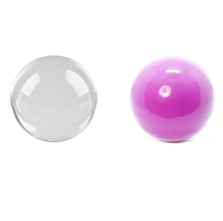 Crystal Ultra Clear Acrylic Ball Manipulation Contact Juggling Magic Tricks  juggling club ball