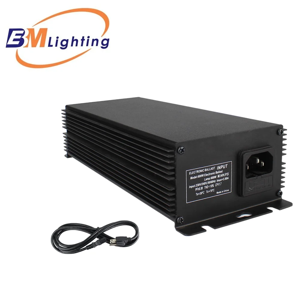 hydroponics indoor 600w ballast HPS MH grow light ballast