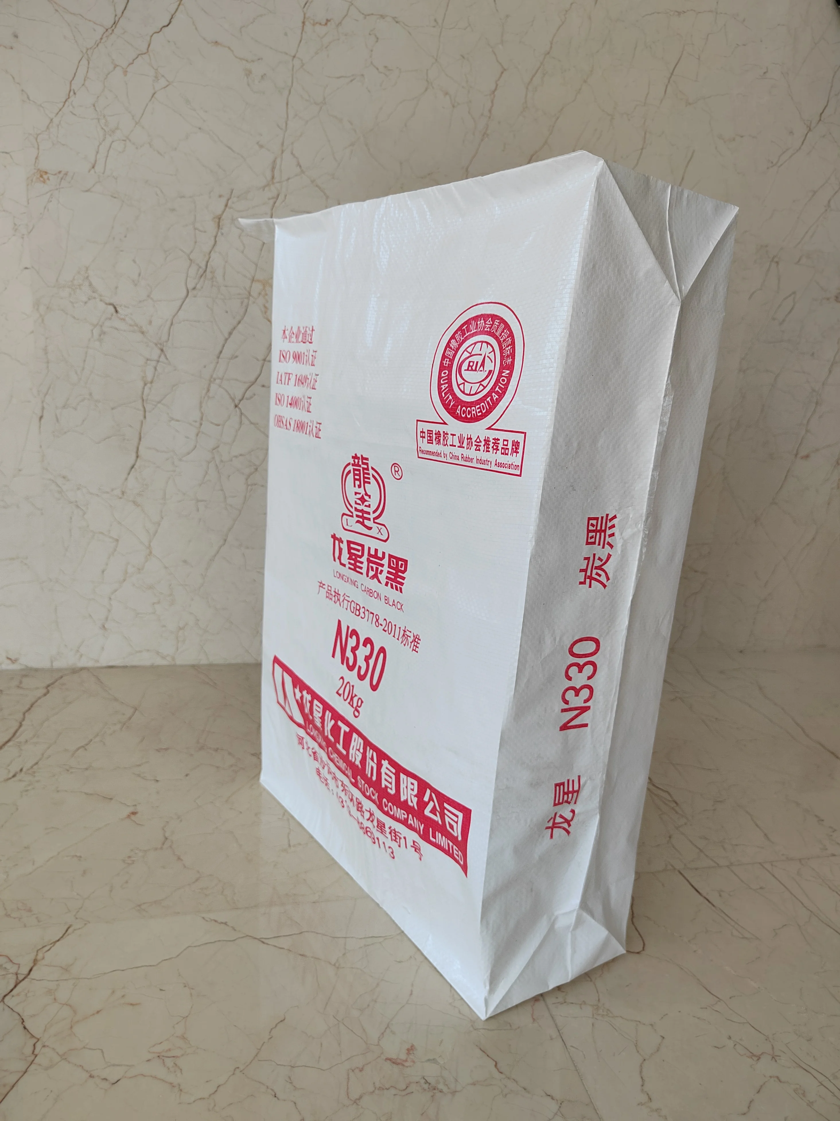 25kg empty pp woven bags tile-adhesive-packing-bag customized logo printing 20kg