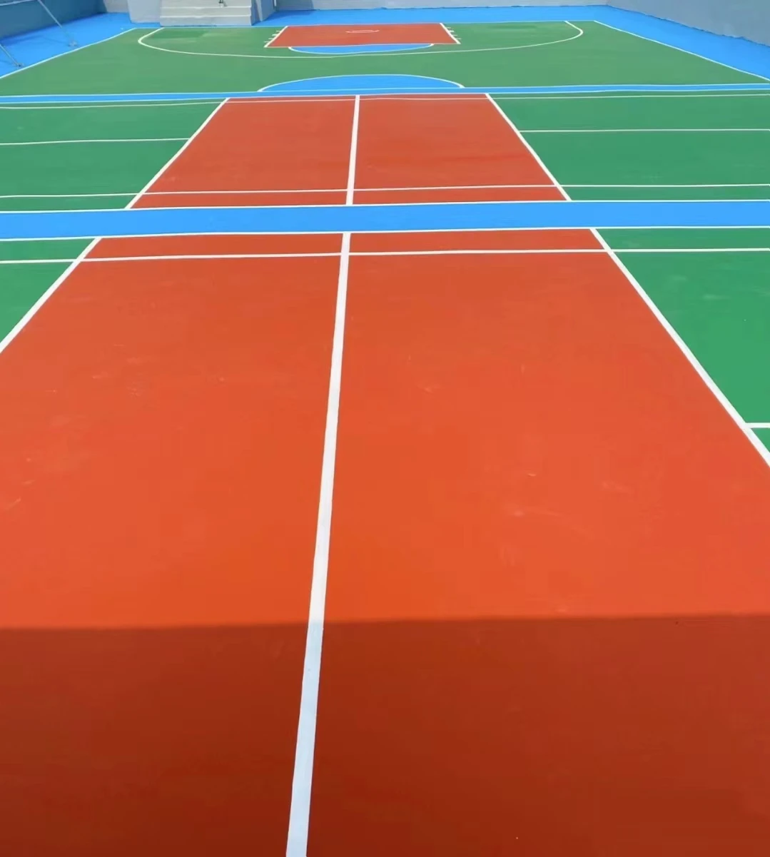 High quality manufacturer customized silicon PU tennis court