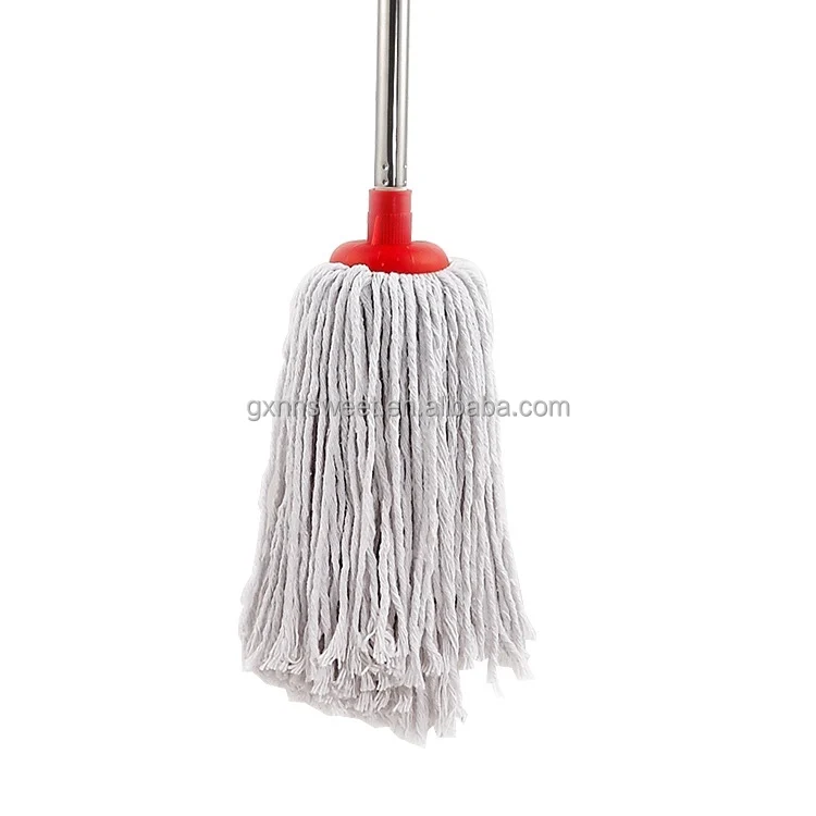 round mop 360 degree rotatable mop hot selling cleaning tools with wooden stick