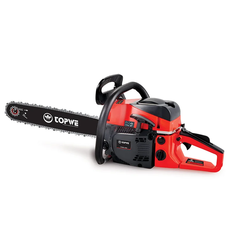 TOPWE Tree Cut Machine 2-stroke Pole Chainsaw 52cc Diamond Chain Saw