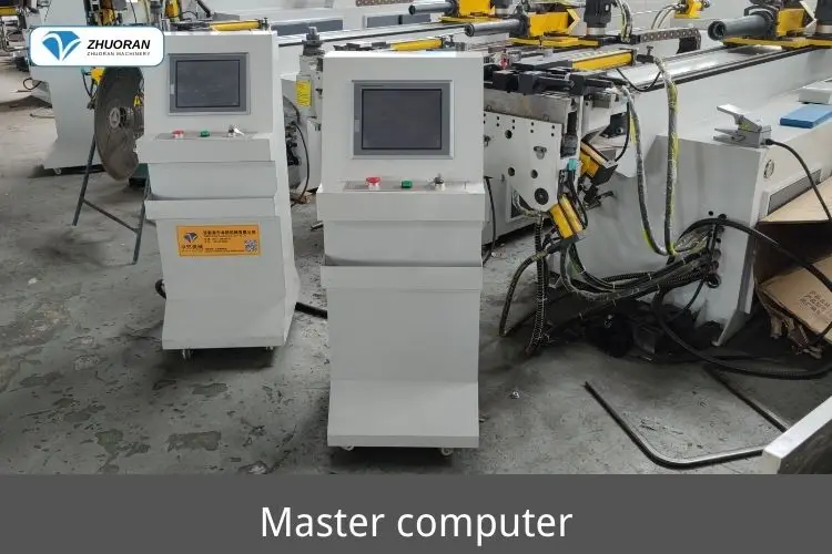 DW-38CNC hydraulic stainless steel exhaust square tubing tube bender pipe bending machine