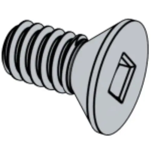 ASME/ANSI B 18.6.3 Monel Inconel C-276 M8 с квадратным пазом потайной винт