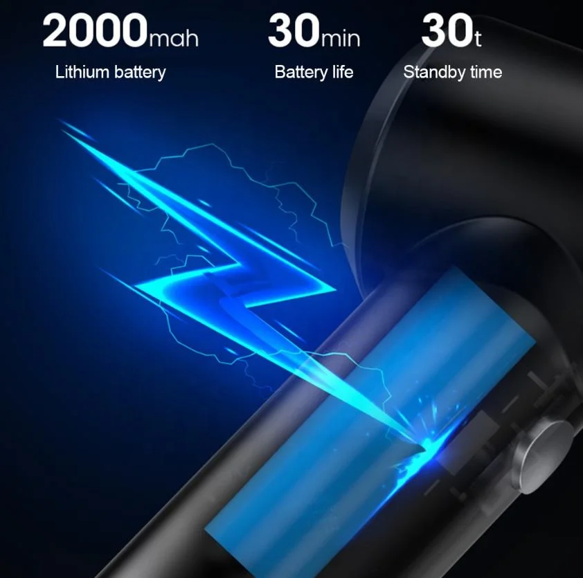 Strong suction 120W 5000pa Car Mini wireless Vacuum Cleaner Hand-held Vacuum USB Rechargeable universal vacuum cleaner