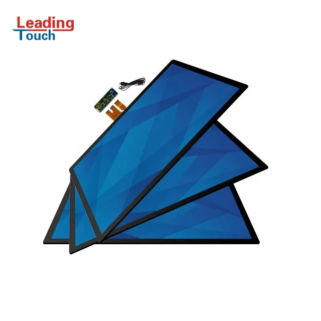 usb Large multi touchscreen 27 32 43 55 inch Capacitive Touch Screen Panel glass overlay kit