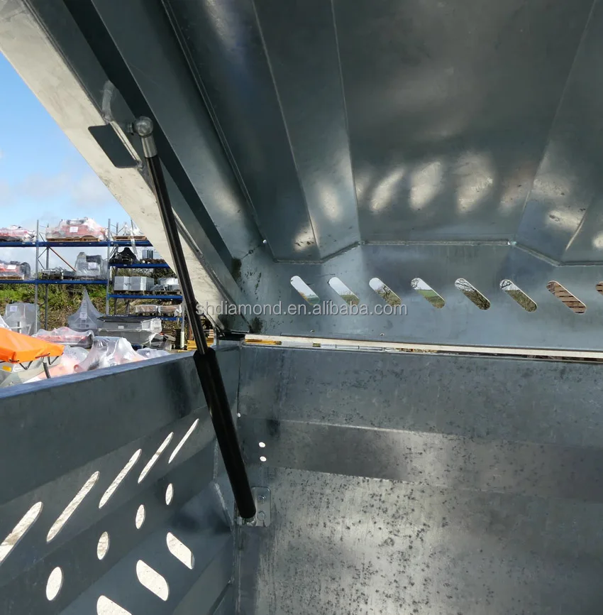 Road 7x4 750kg  quad bike livestock sheep Trailer/ATV hard canopy trailers/UTV Box lamb partition ewes transport farm trailer