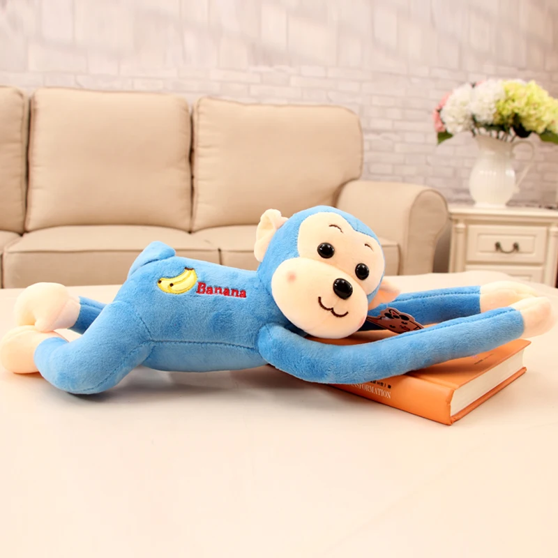 Custom cheap long arms and legs plush monkey stuffed animal plush toys
