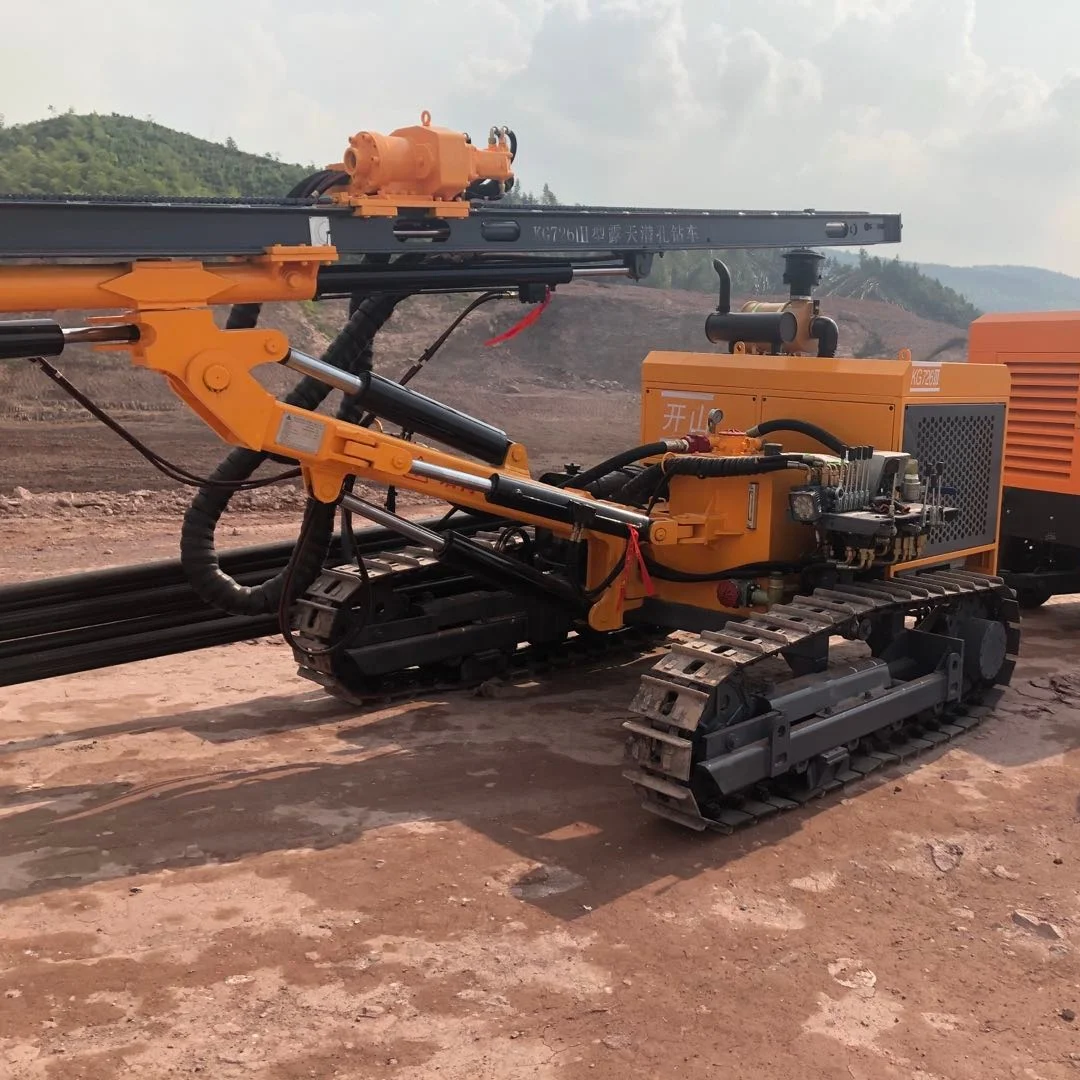 Kaishan KG726H 25 м гусеничный дизельный двигатель буровая установка 59 кВт DTH шахтная машина цена