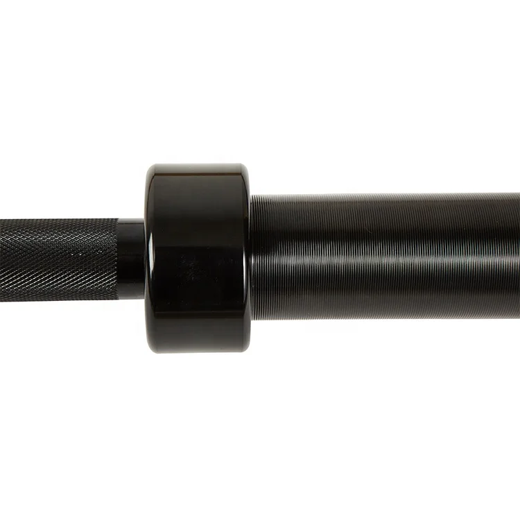 
Black Zinc Barbell 20kg Weight Lifting Bar Hard Chrome Barbells 