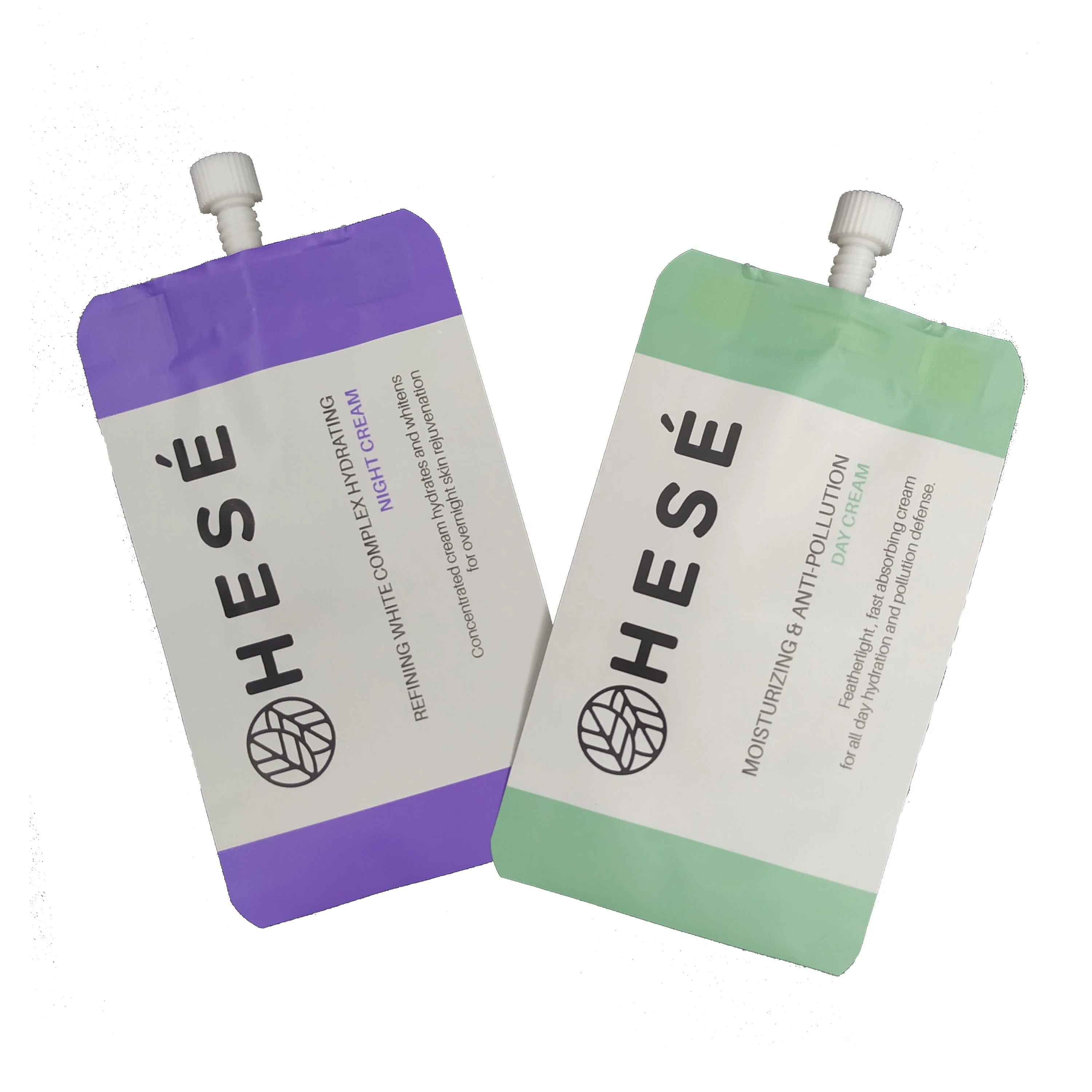 Custom Printing Aluminum Foil Plastic Cosmetics Creams Sample Bag Sachets with Spout (62442636259)