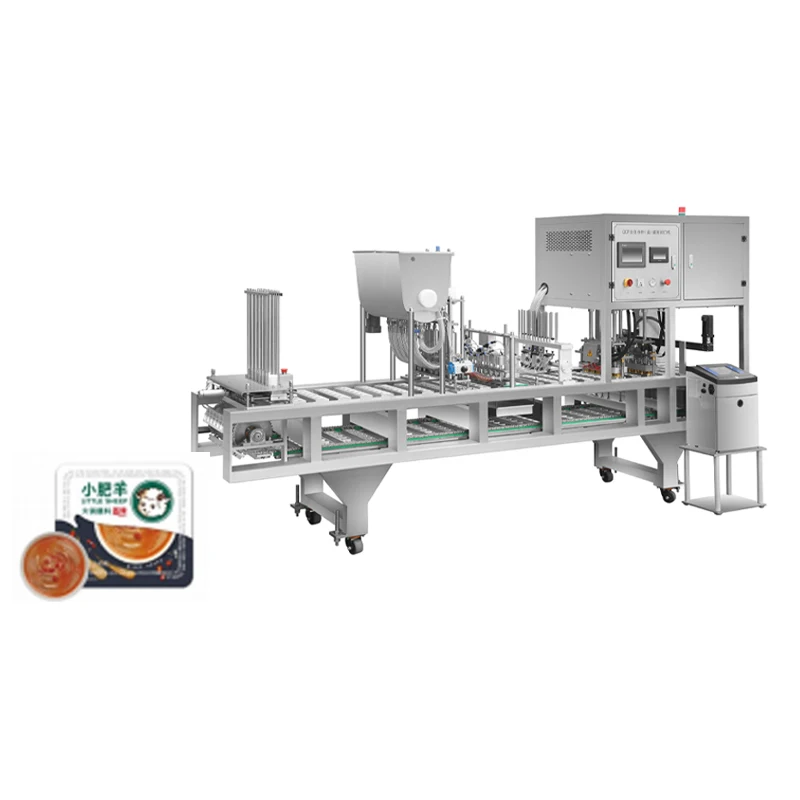Condiment Cup Liquid Filling And Packing Sealing Machine Automatic Yoghurt Cup Energy Drink Cup Filling And Sealing Machine