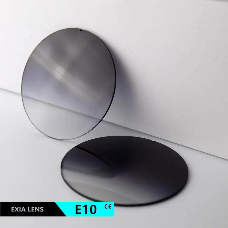 Объектив EXIA E10 для солнцезащитных очков, градиентные грейские линзы UC Base Curve 2 диаметр 75 мм