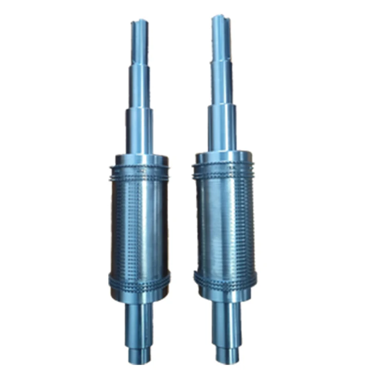 Carved Conveyor Roller Pattern Mold Roller Knurling Power Guide Roller To Figure Customized